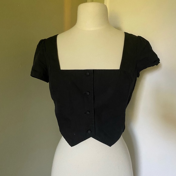 Tops - I AM GIA Square Neck Blouse